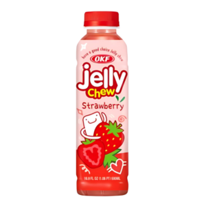 OKF Jelly Chew Strawberry Flavoured Drink 500ml