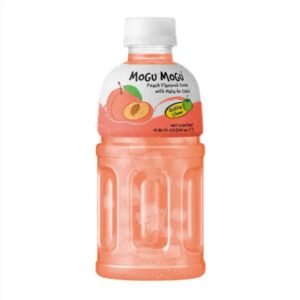 Mogu Mogu Peach Flavoured Drink with Nata De Coco 320g