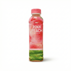 OKF Aloe Vera Drink Pink Peach 500ml